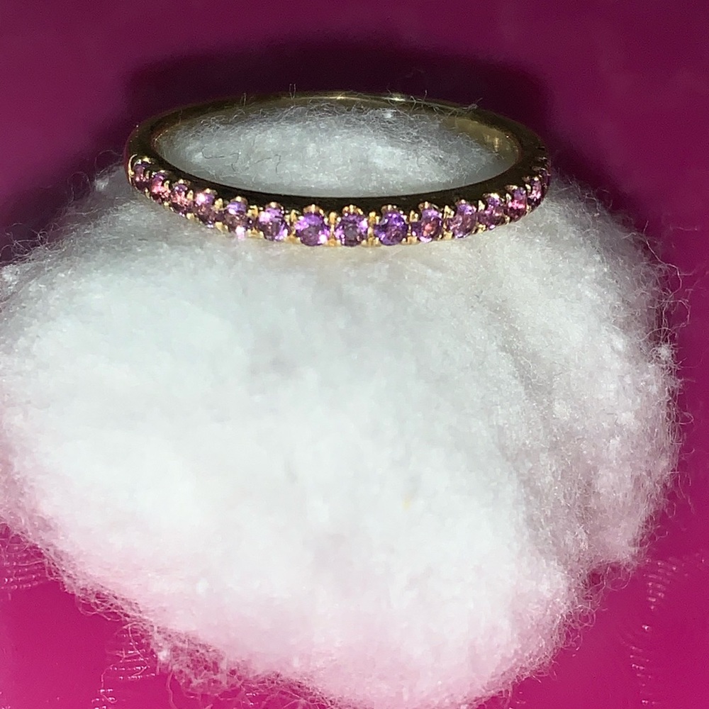 Amethyst Petite Stackable Band, sz7